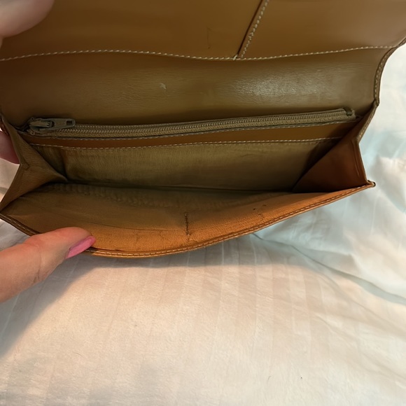 ❌SOLD❌ GUCCI micro GG vintage coated canvas & leather bifold long wallet classic - Picture 13 of 16